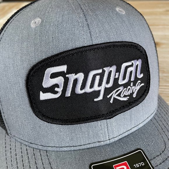 Snap-on Racing Vintage Patch Hat - Heather Gray/Black Richardson 112 - Picture 7 of 7